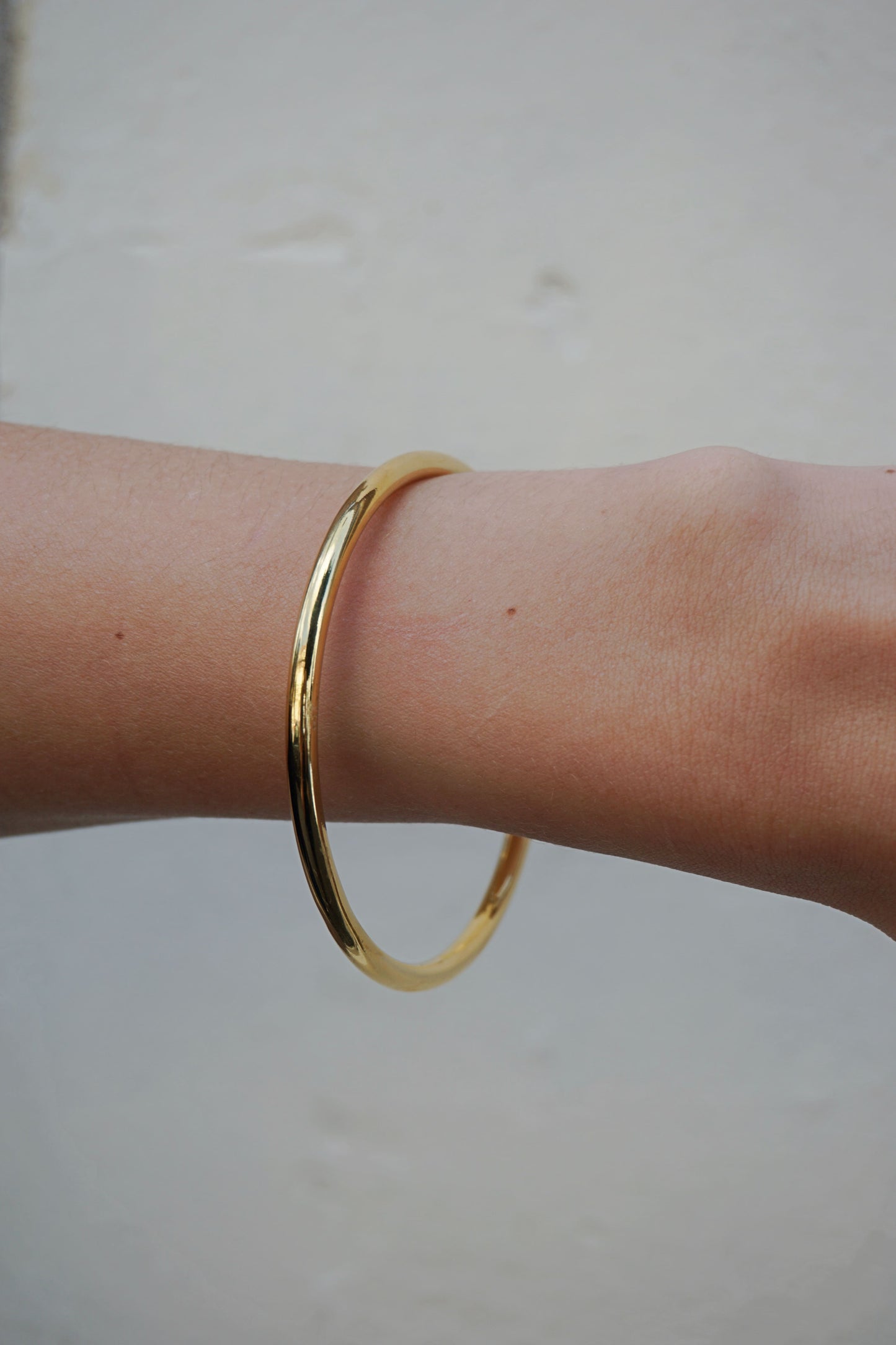 Bracelet jonc doré