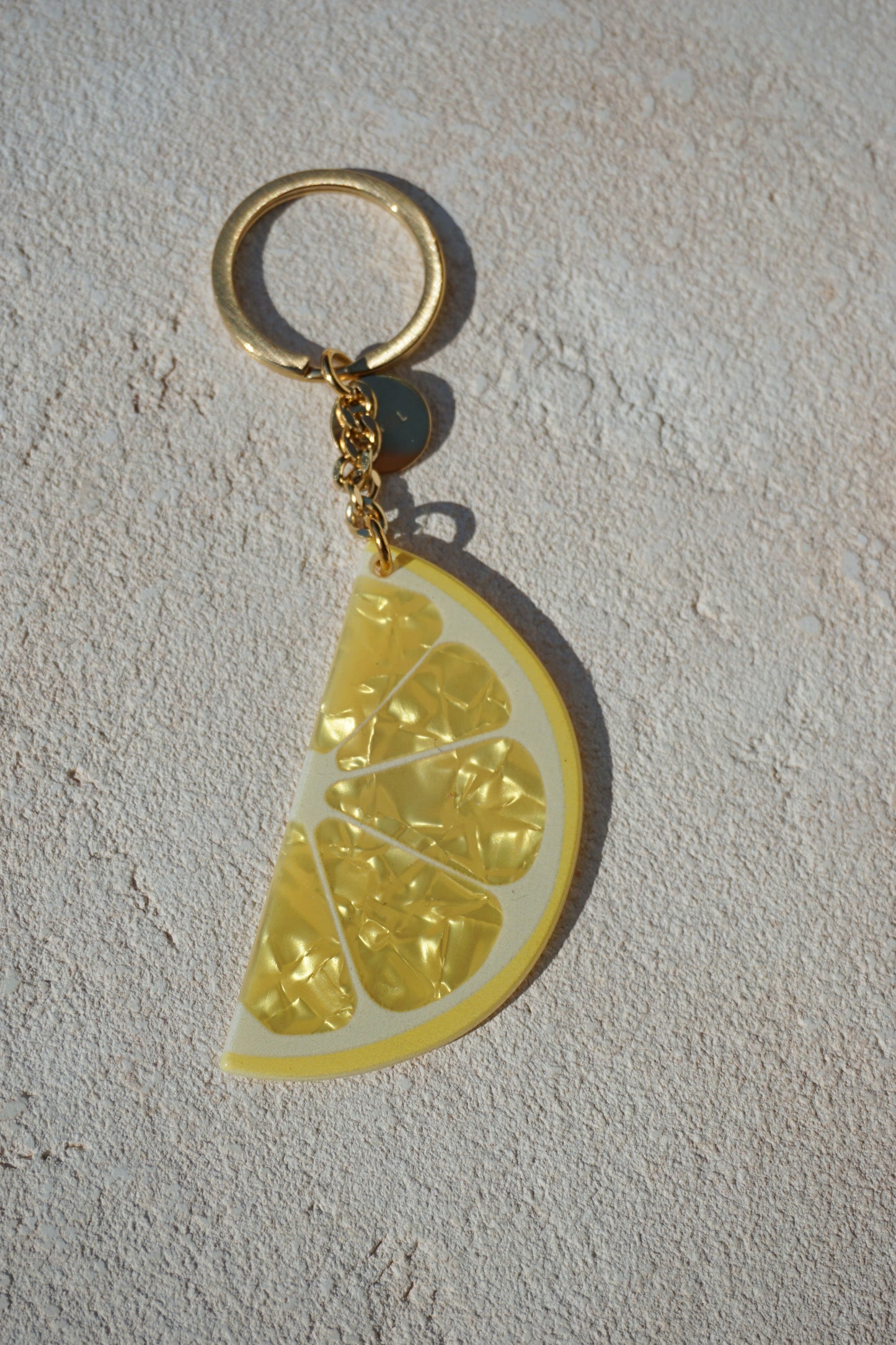 Porte-clés citron