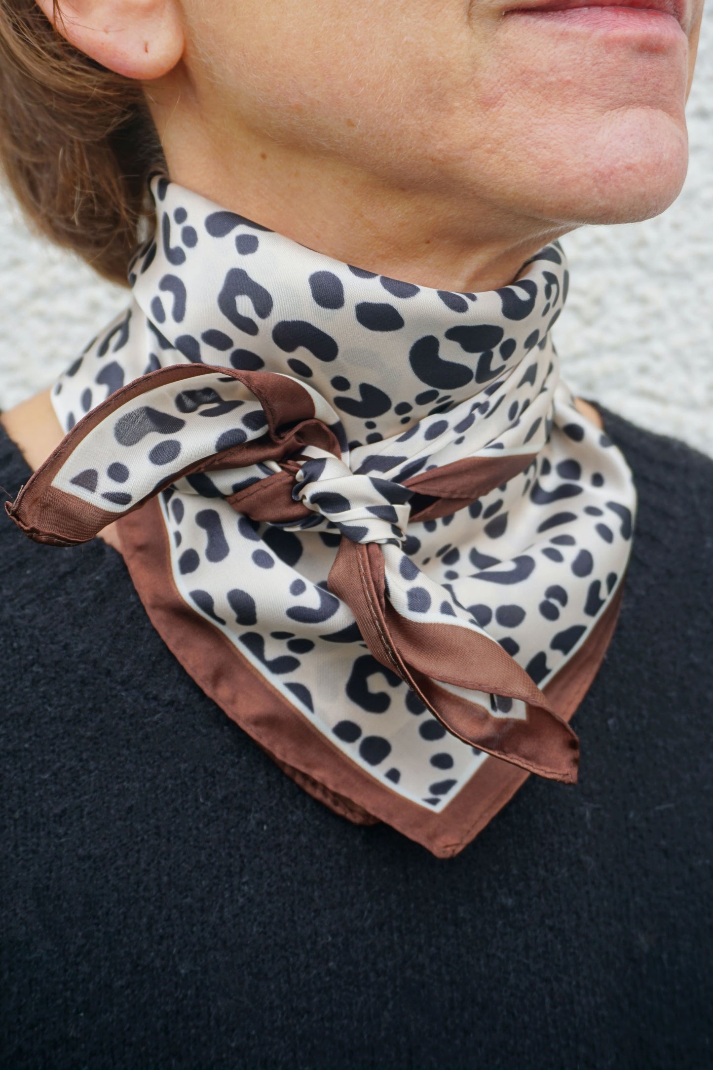 Foulard léopard