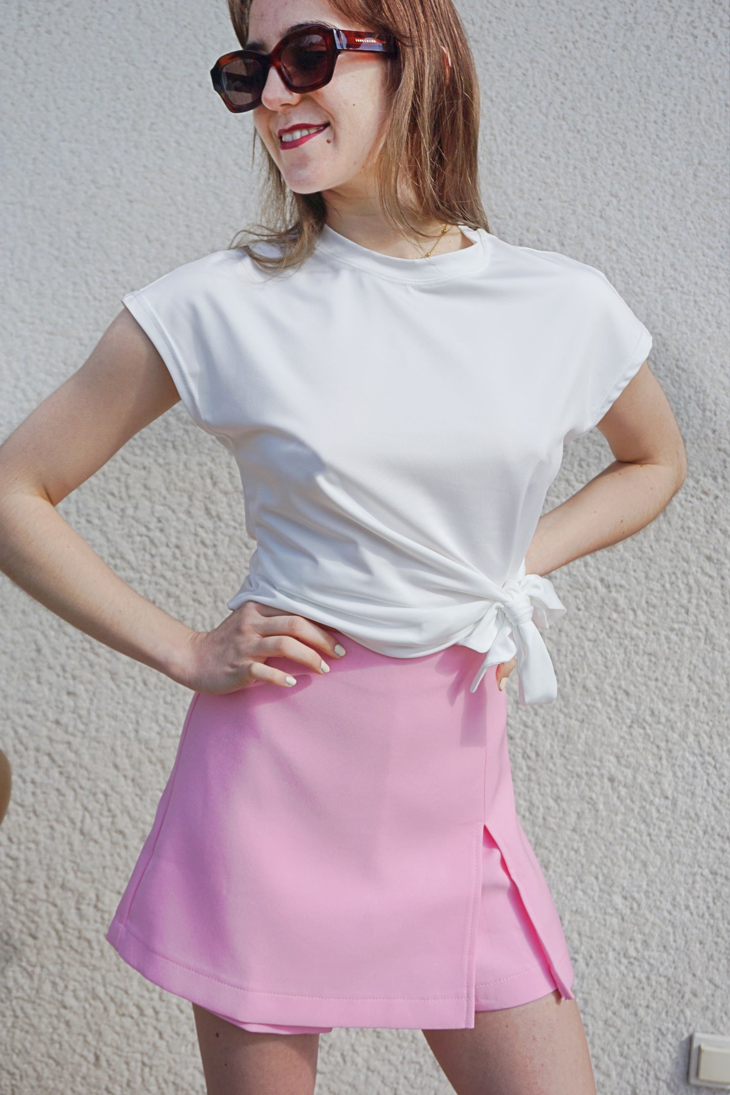Jupe-short rose