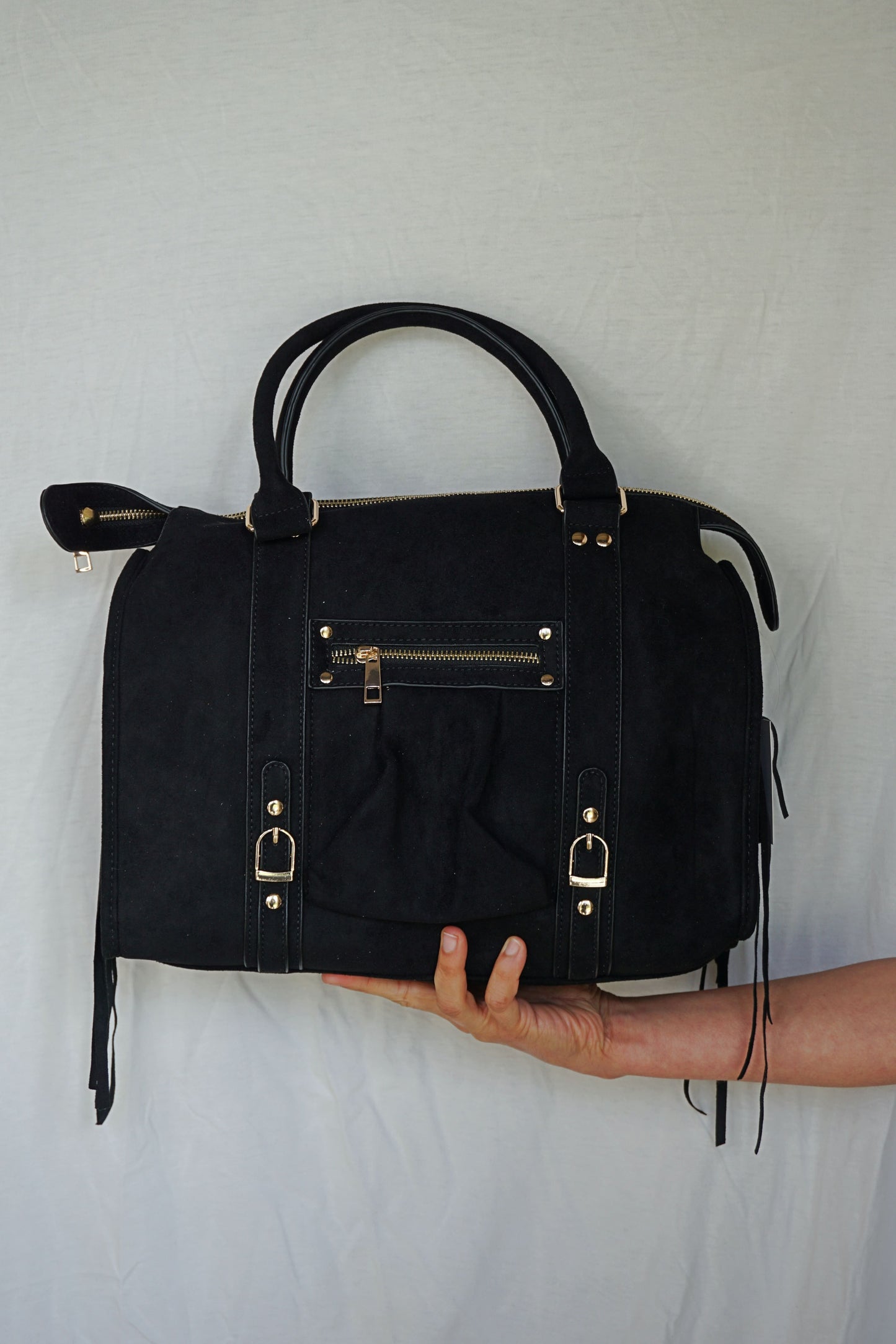 Sac simili daim noir