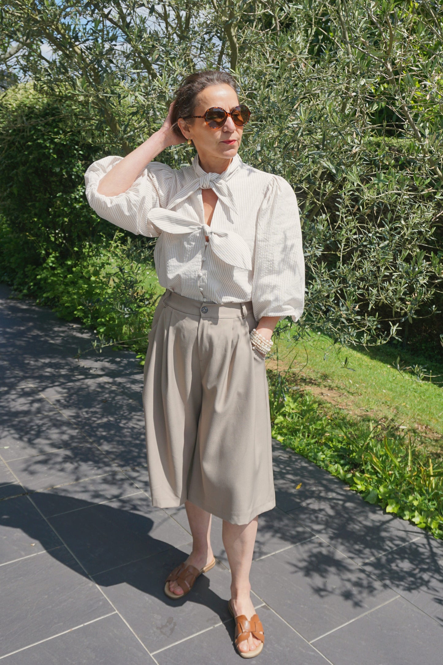 Bermuda fluide taupe