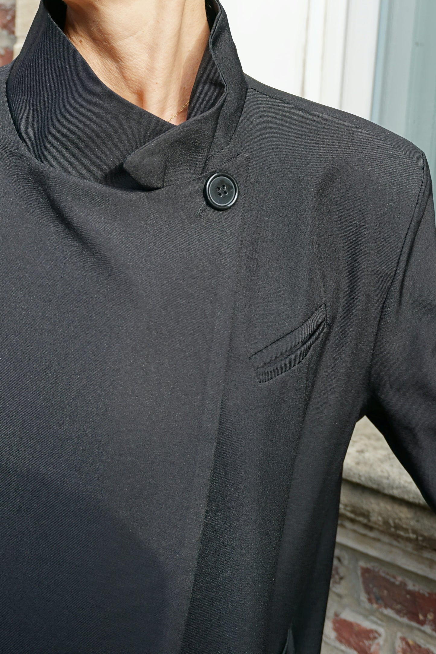 Blazer asymétrique noir