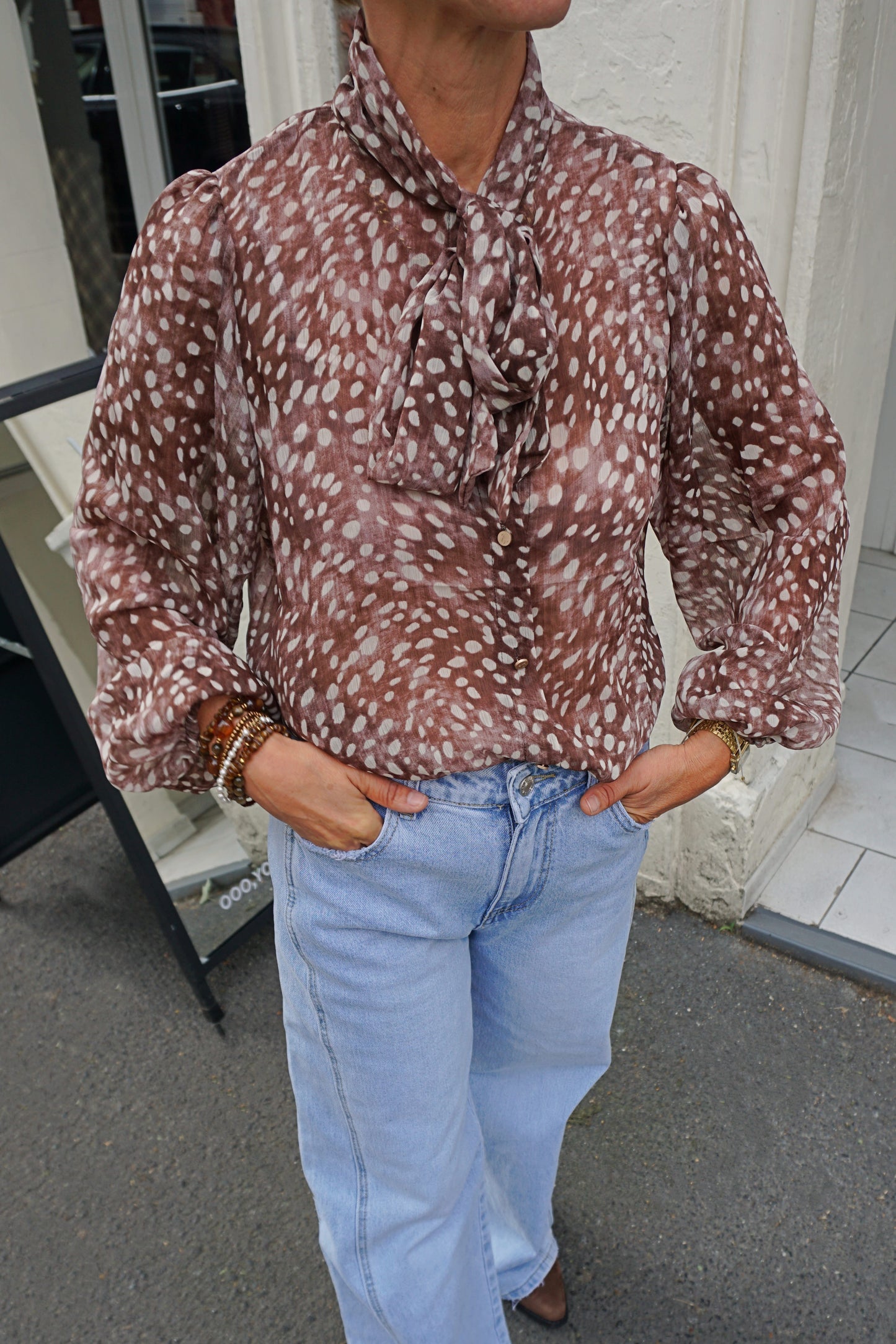 Blouse fluide motifs bambi