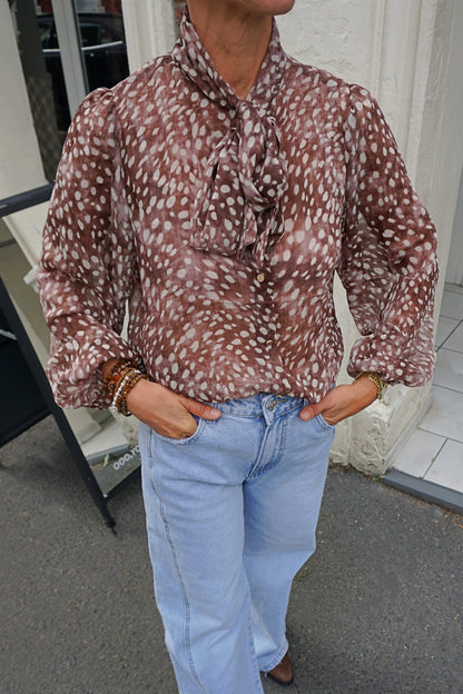 Blouse fluide motifs bambi