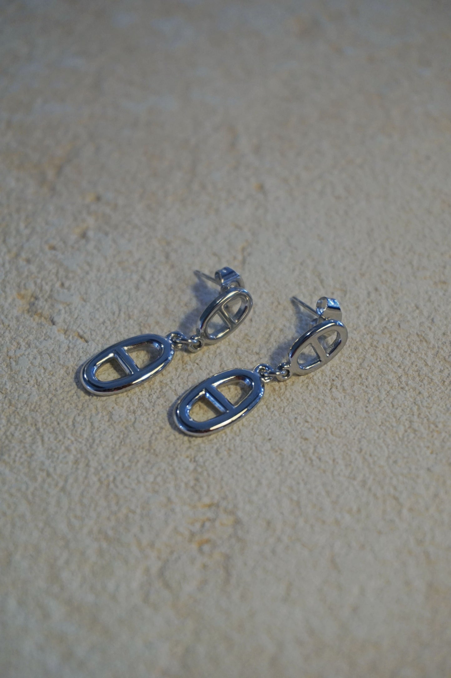 Boucles d'oreilles argentées boucles