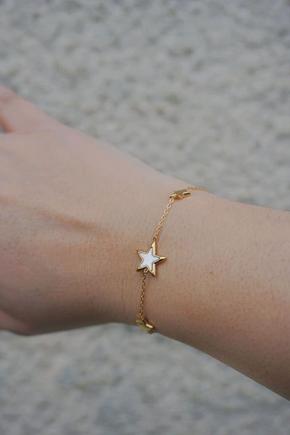 Bracelet dorée étoiles
