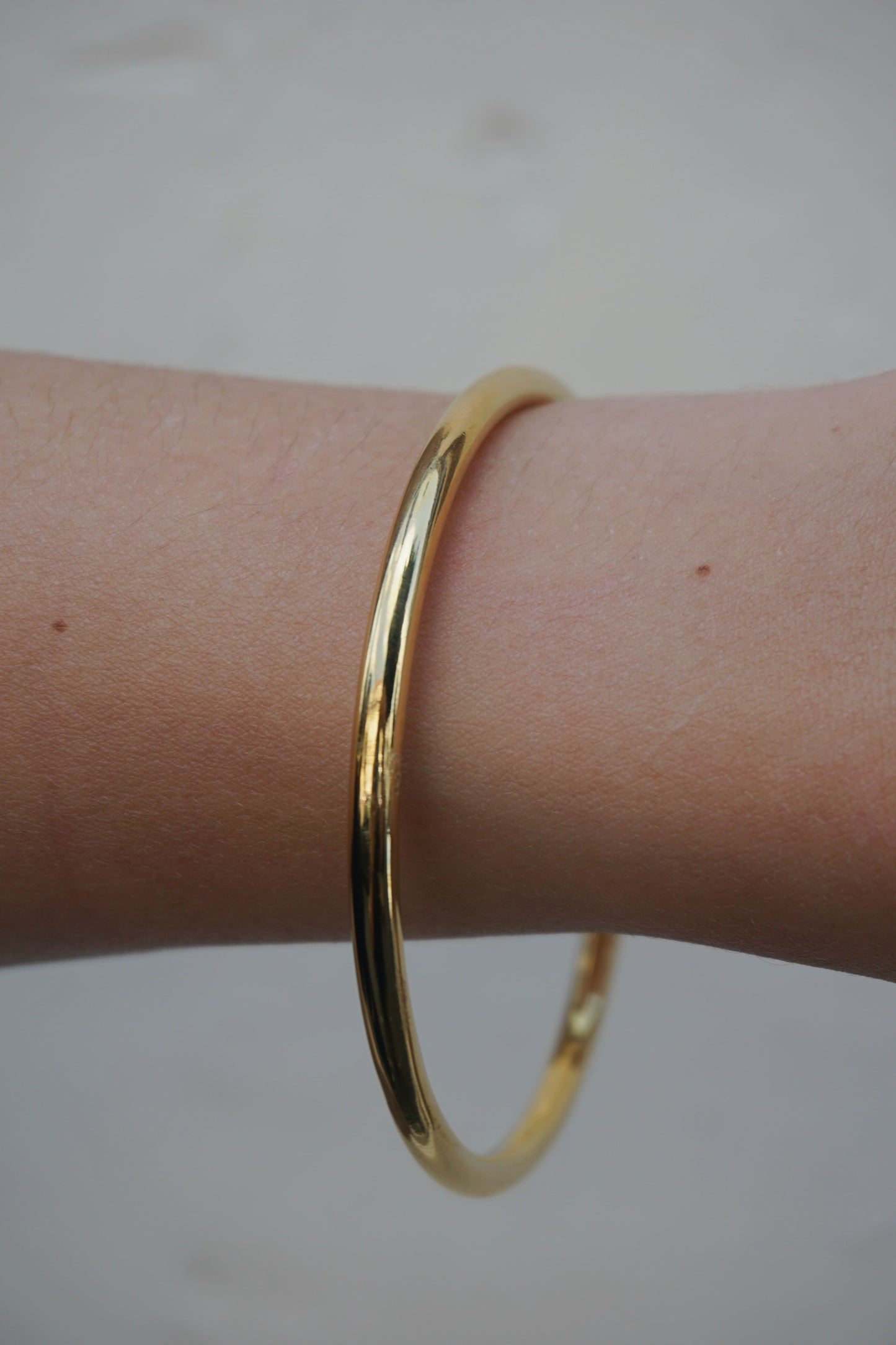 Bracelet jonc doré