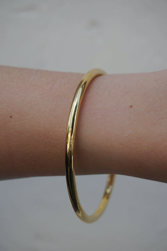 Bracelet jonc doré