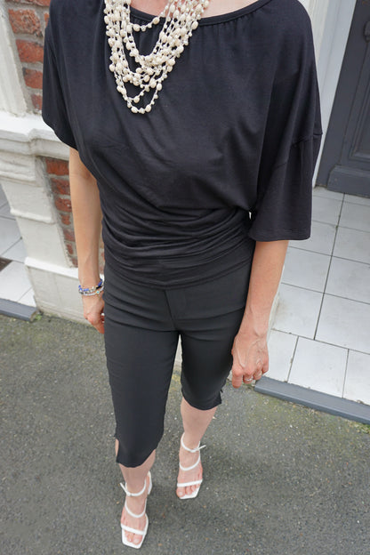 Capri bermuda noir