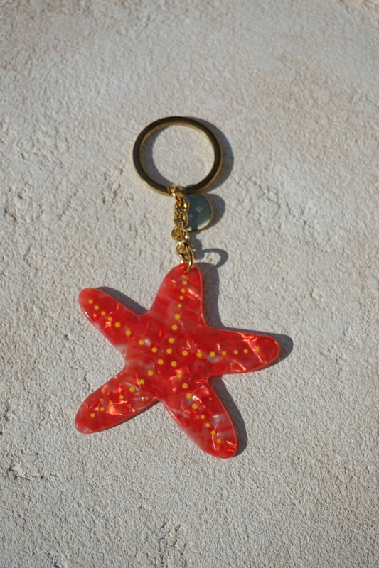 Porte-clés étoile de mer