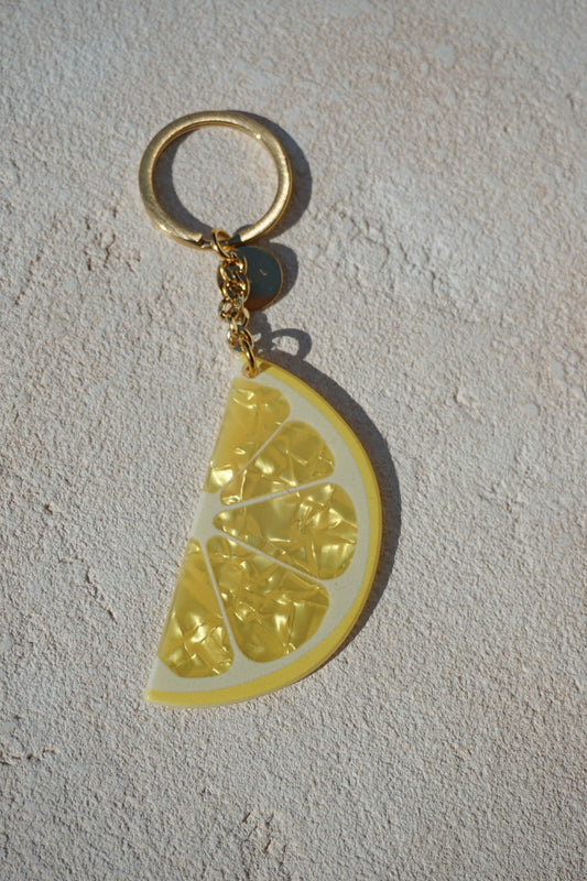 Porte-clés citron