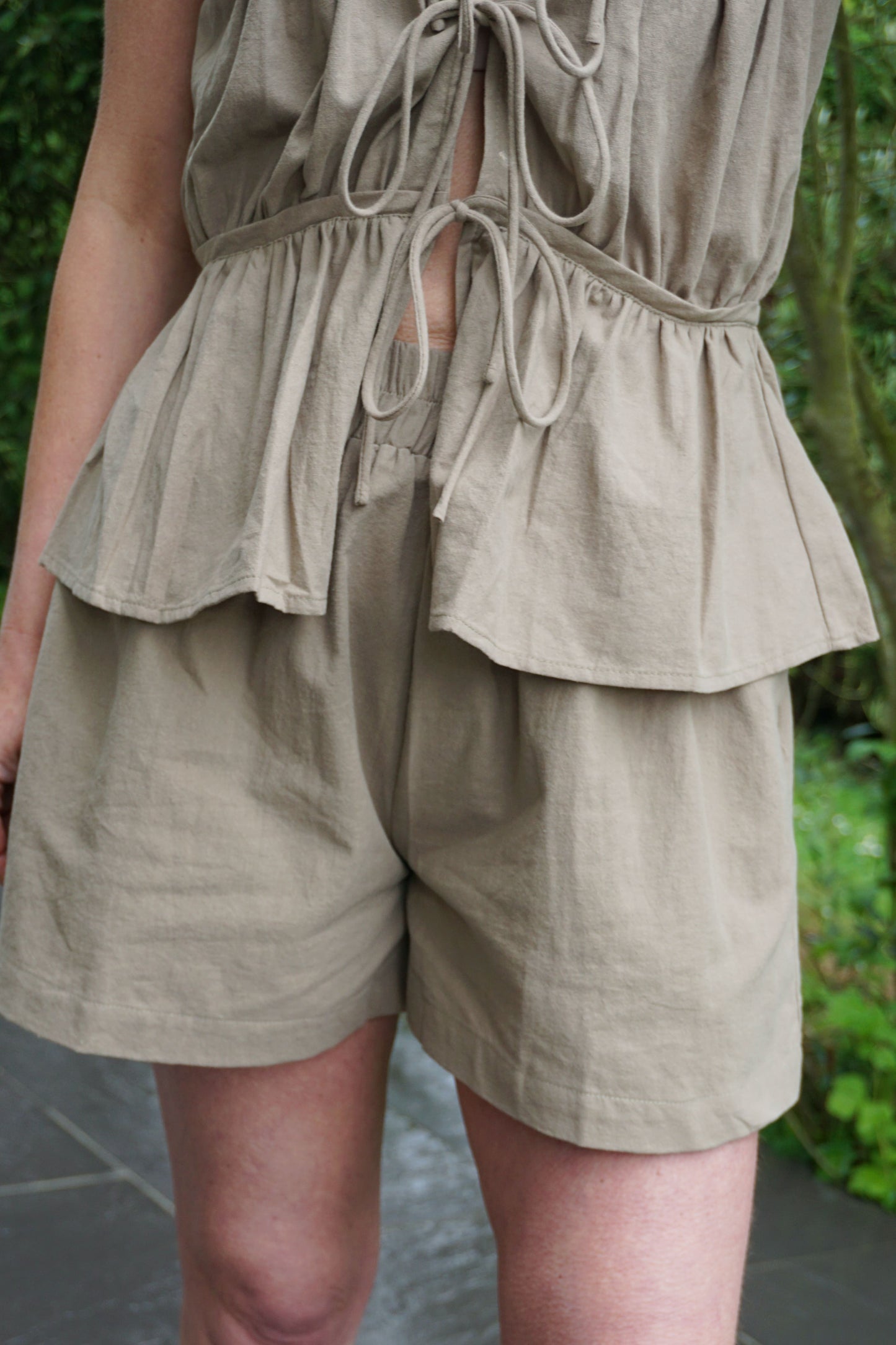 Ensemble vert d'eau coton