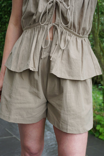 Ensemble vert d'eau coton