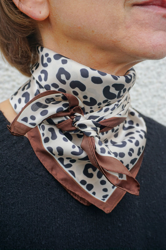 Foulard léopard