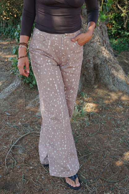 Jean wide leg motifs bambi