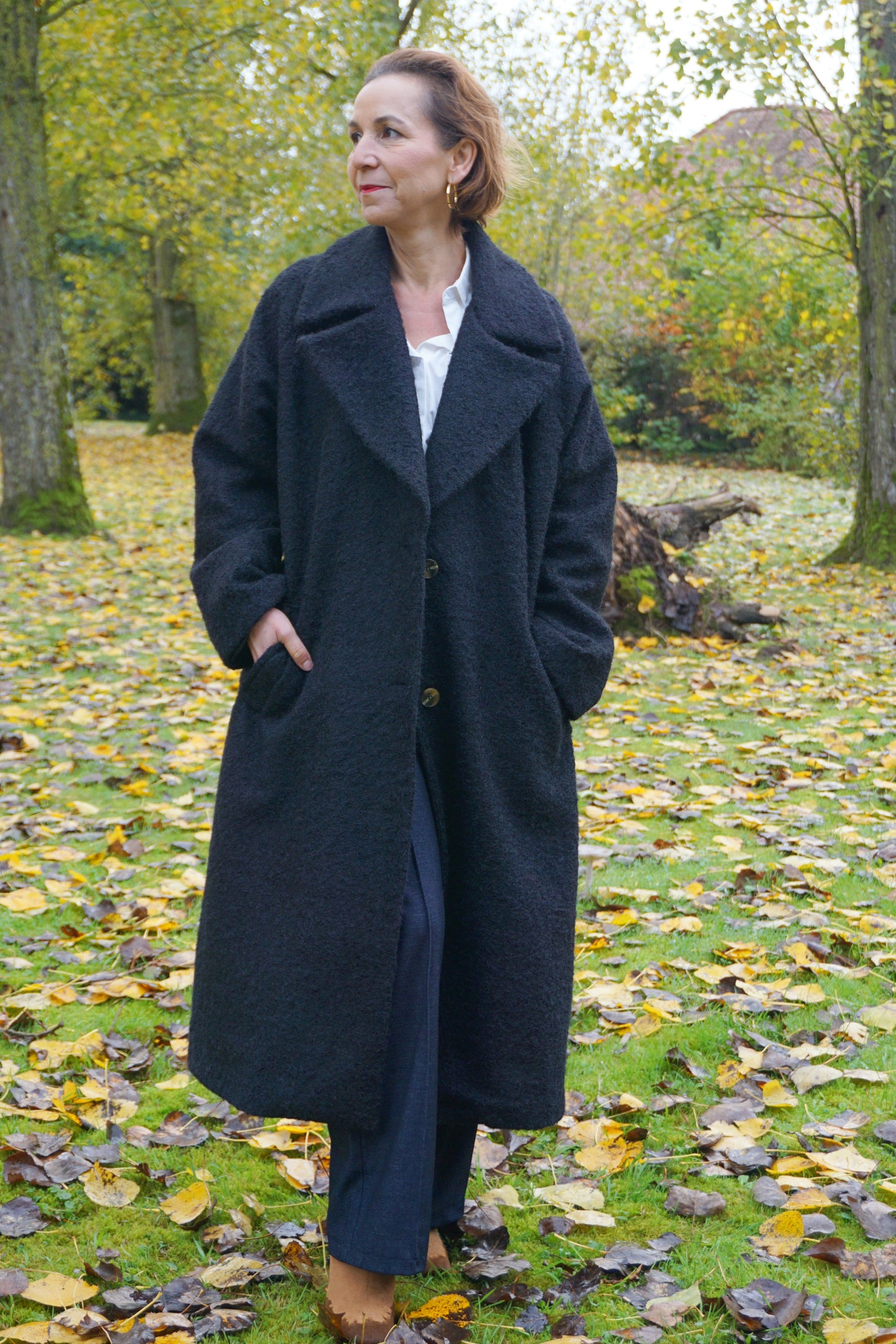 Manteau long noir