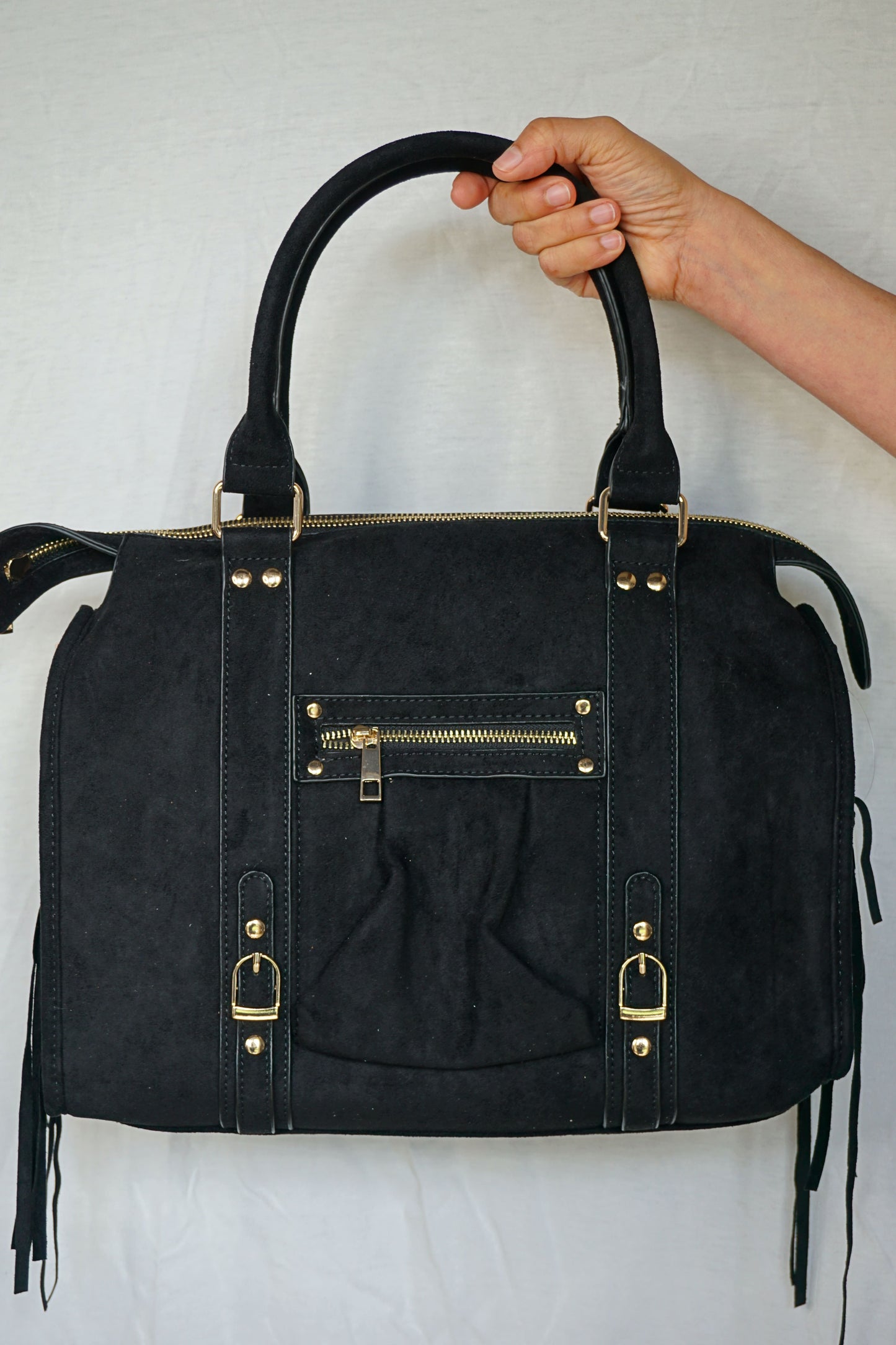 Sac simili daim noir