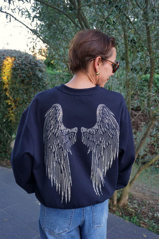 Sweat bleu marine angel