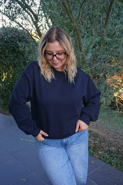 Sweat bleu marine angel