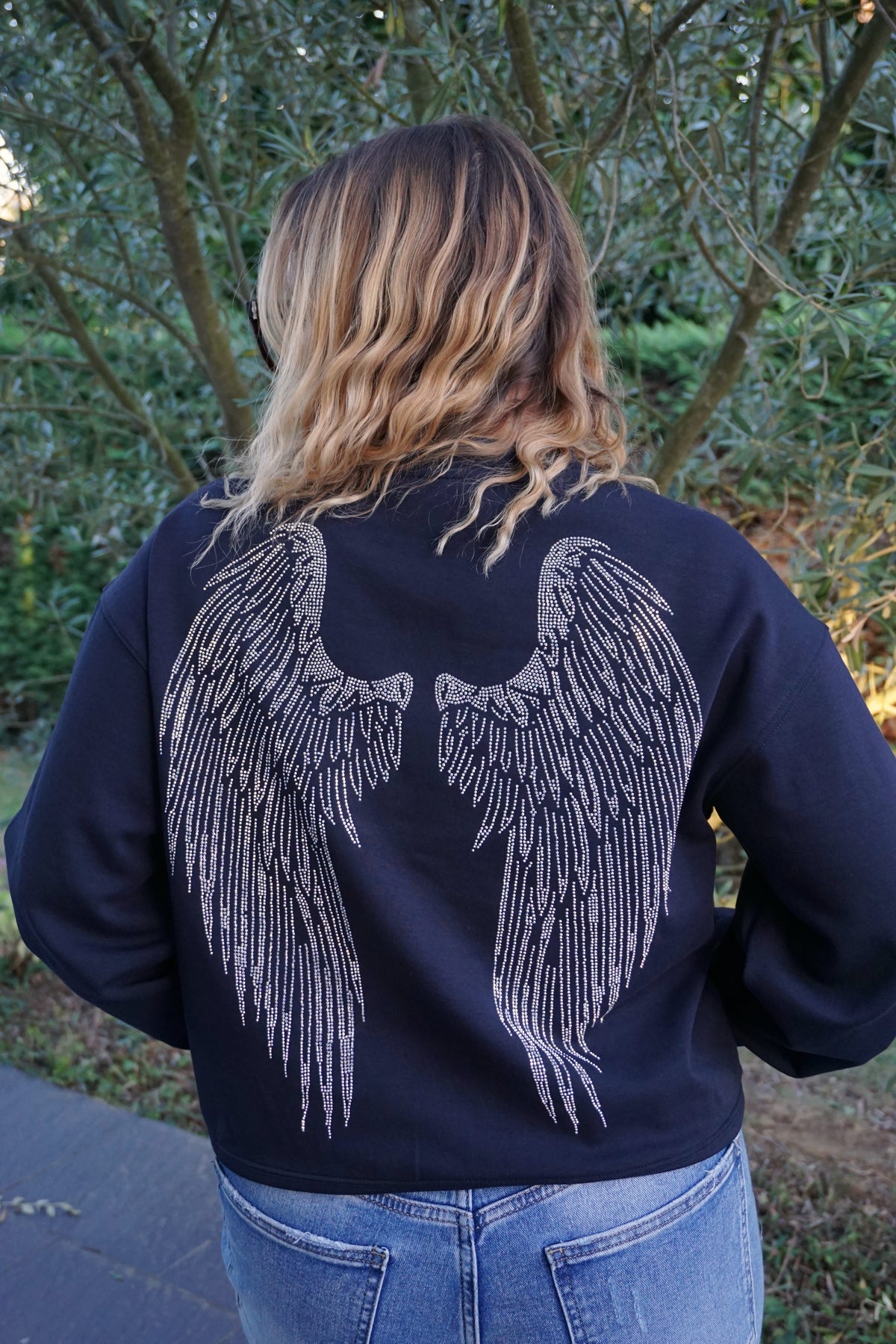 Sweat bleu marine angel
