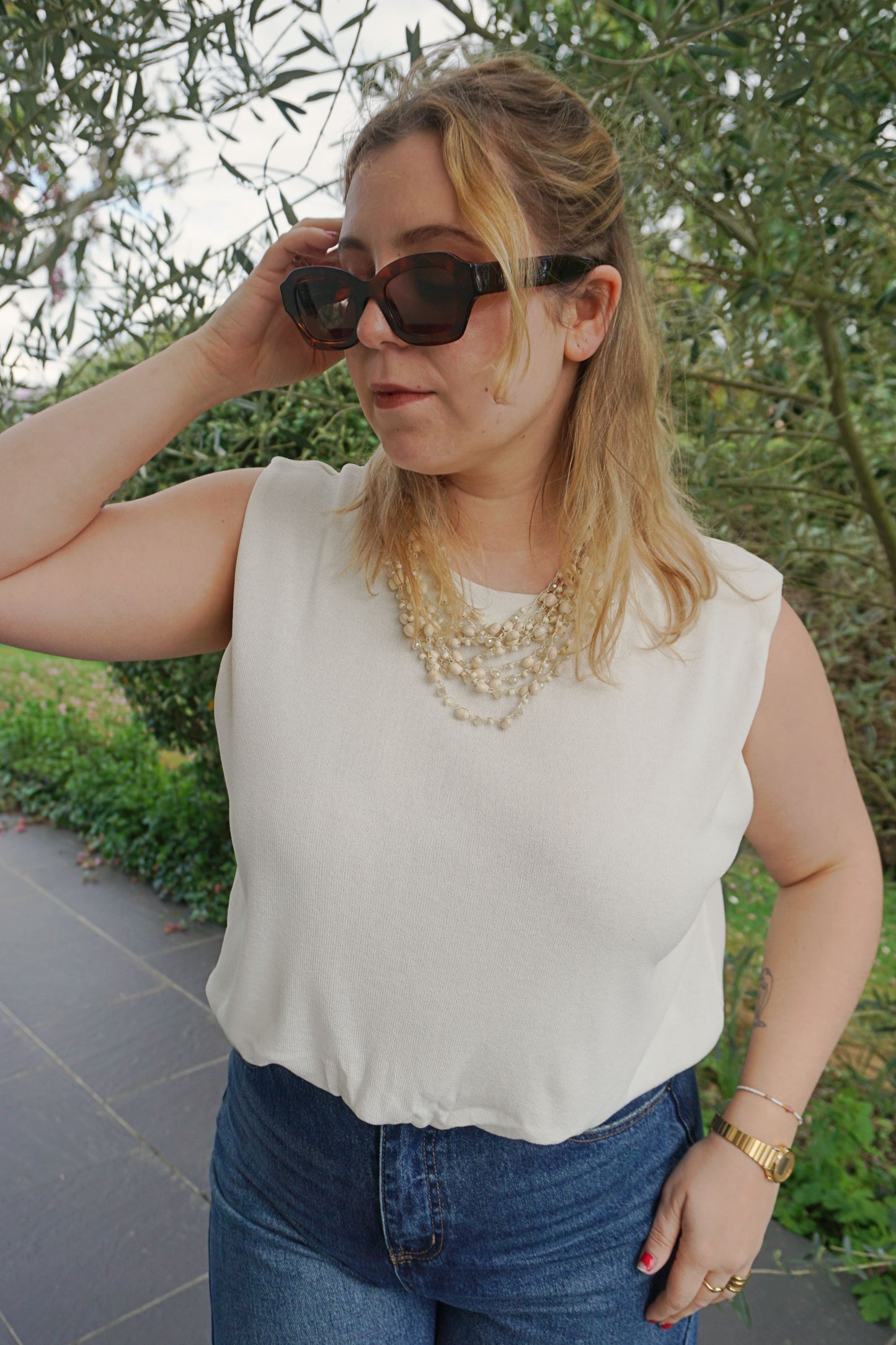 Top crème coupe boule épais