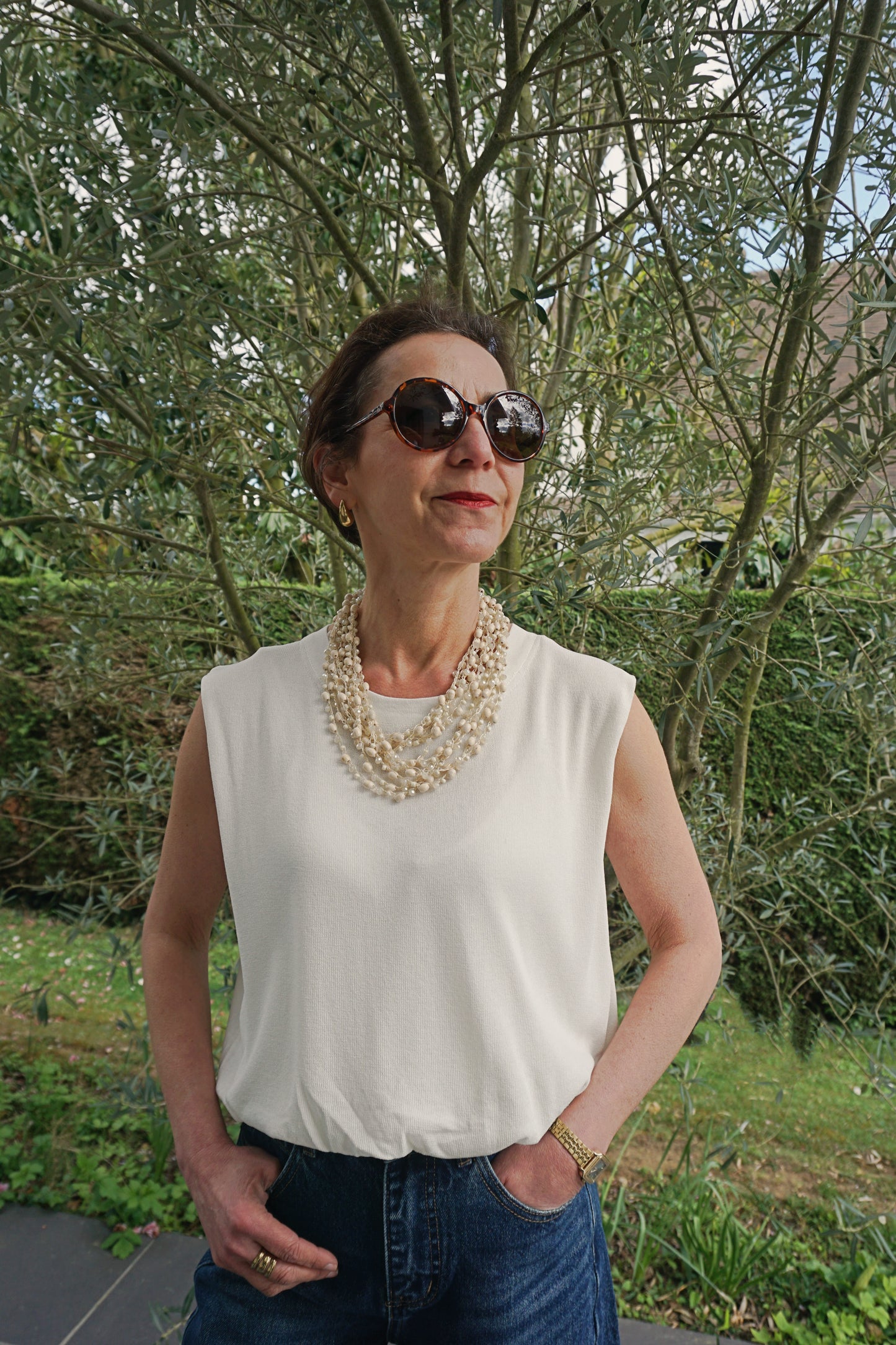 Top crème coupe boule épais