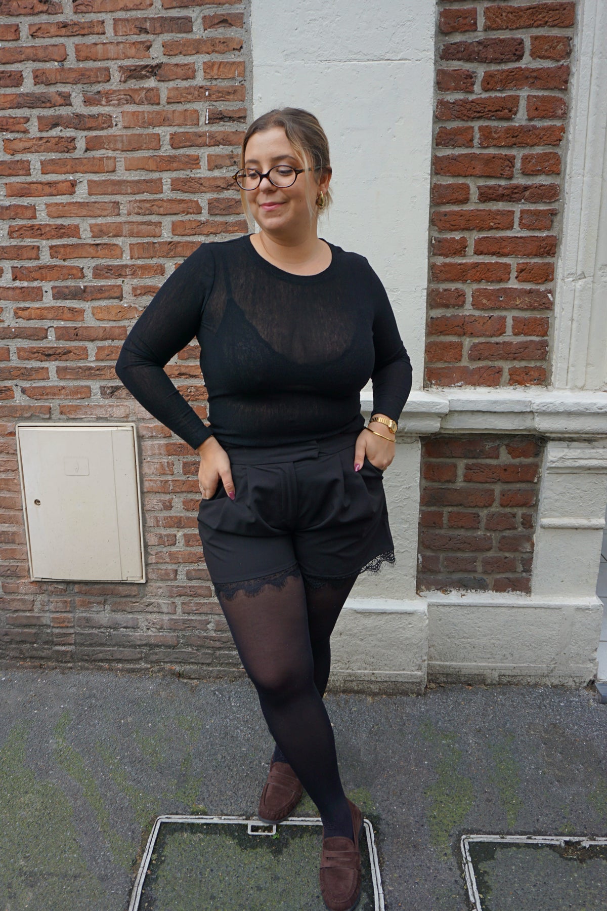 Top noir transparence