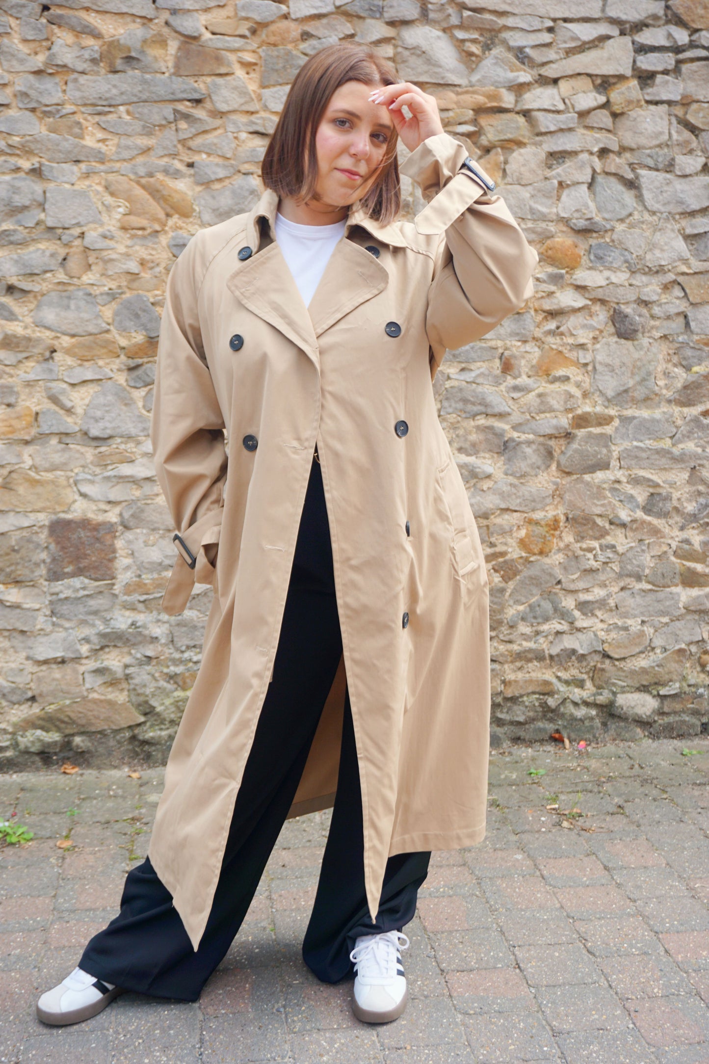 Trench beige oversize