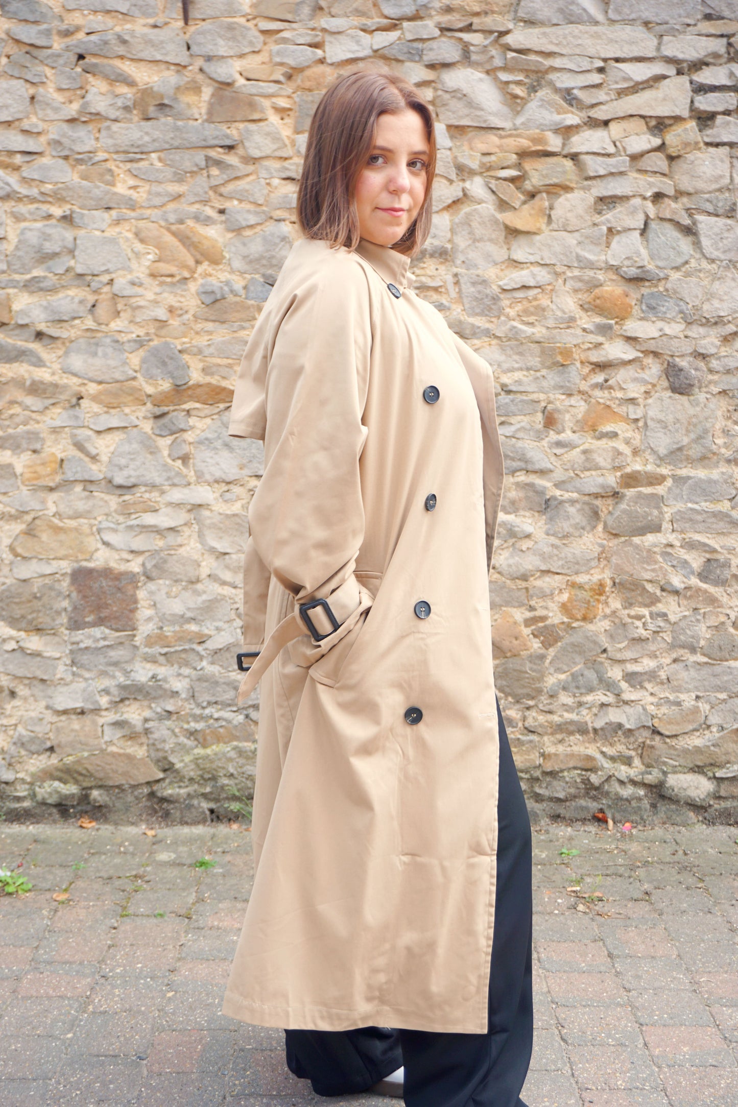 Trench beige oversize