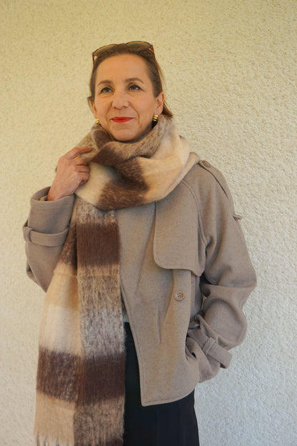 Veste taupe café