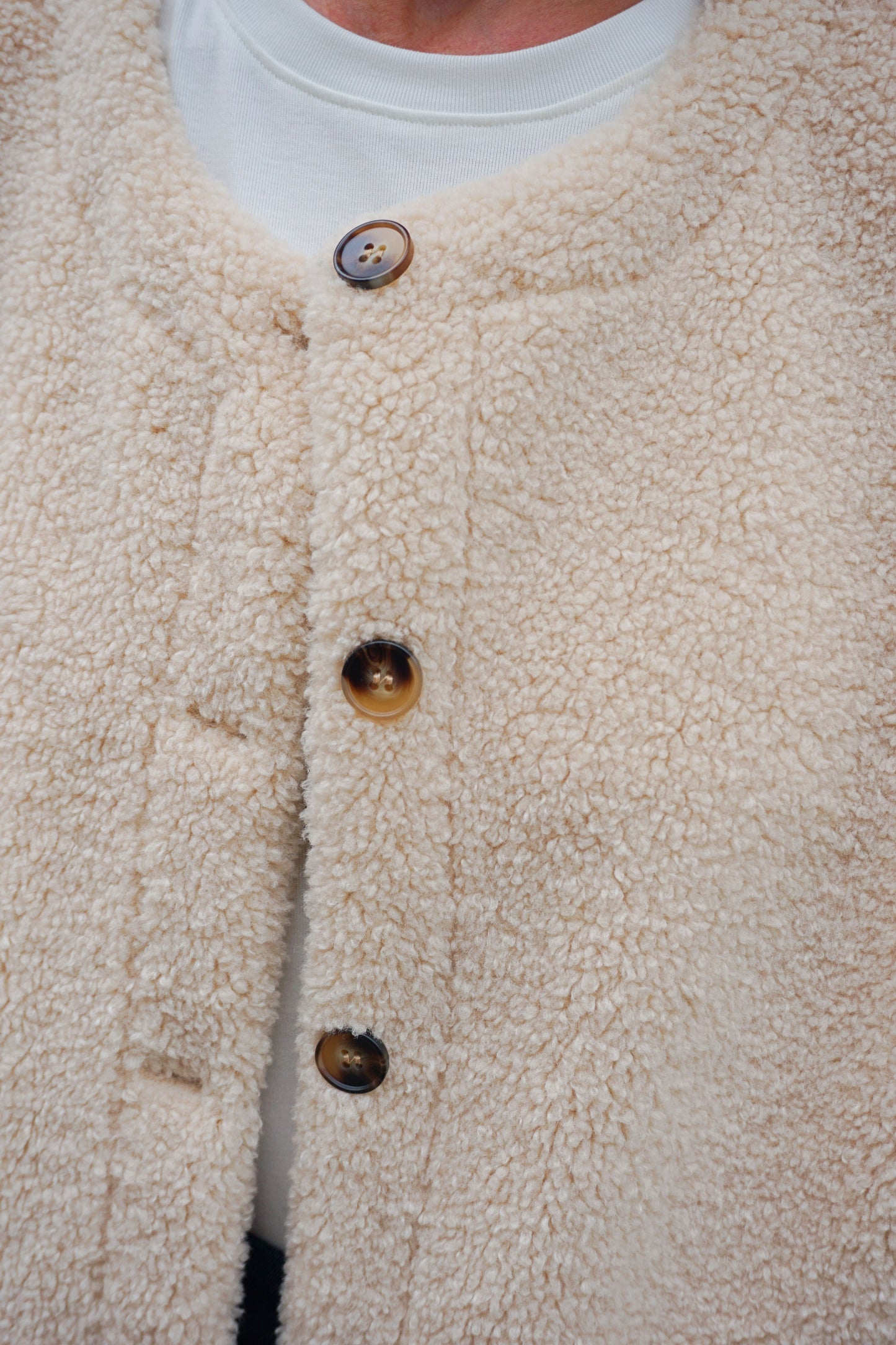 Veste Teddy Bear crème